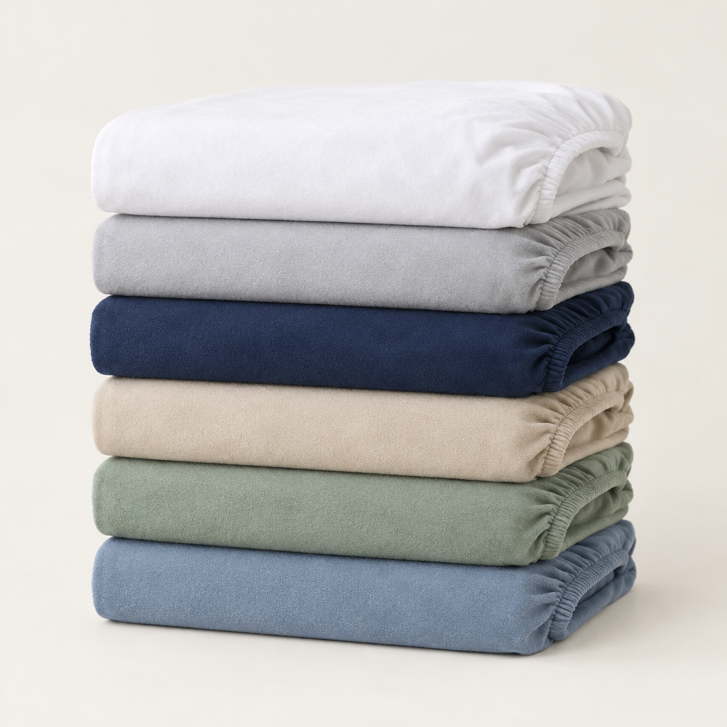 Utopia Bedding queen fitted sheets, 6 pack — Six soft queen fitted sheets, always one clean.